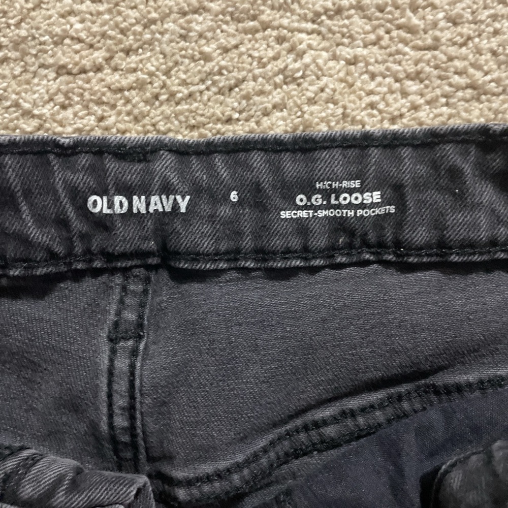 Old Navy Dark Gray High-Rise Jeans